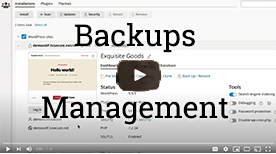 cPanel WordPress Toolkit Backups Included